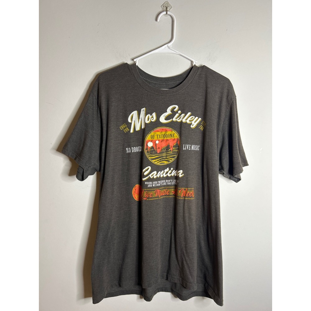 MAD Engine Star Wars Brown Mos Eisley Cantina Graphic Short Sleeve Tee Mens L